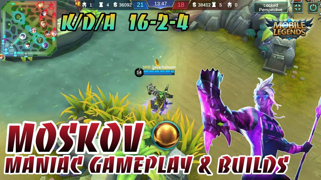 Moskov Too Strong Best Item Builds With Maniac Gameplay |Tips & Tricks: Mobile Legends