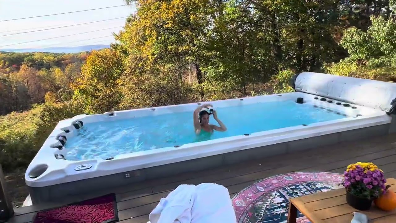 Passion Spa Swim Spa - Swimming Demo!