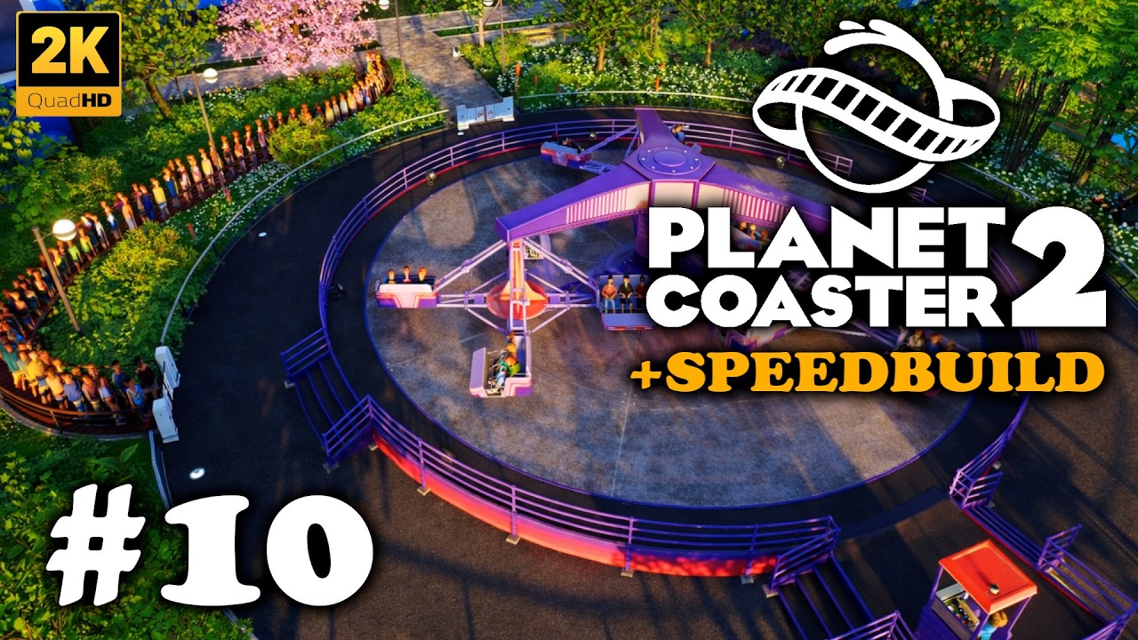 Planet Coaster 2 🎢 #10: Die nächste Warteschlange Dekorieren 🤗🌳 [Deutsch] [PC]