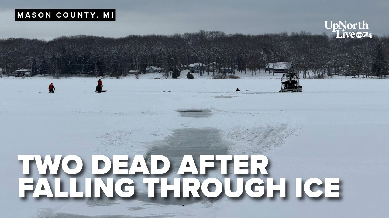 Two snowmobilers found dead after falling through ice in northern Michigan