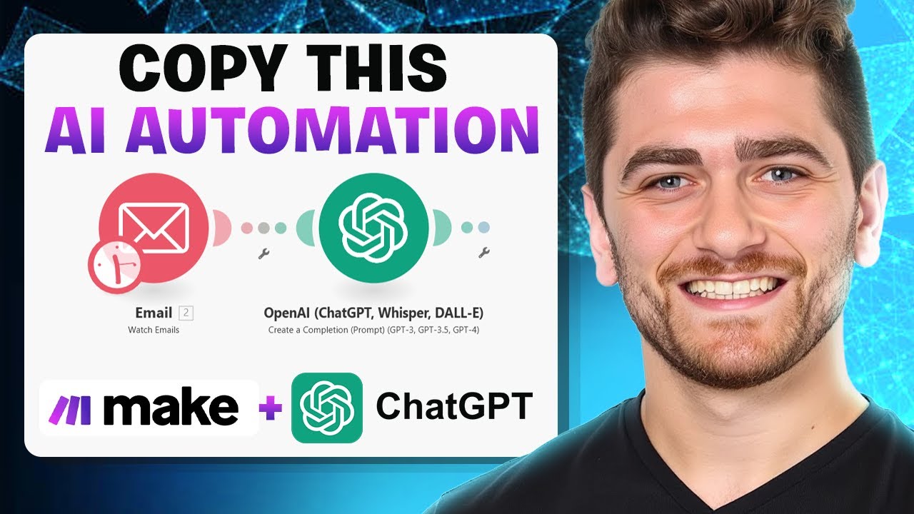 Best Make.com Tutorial Email AI Automation Made EASY for Beginners!