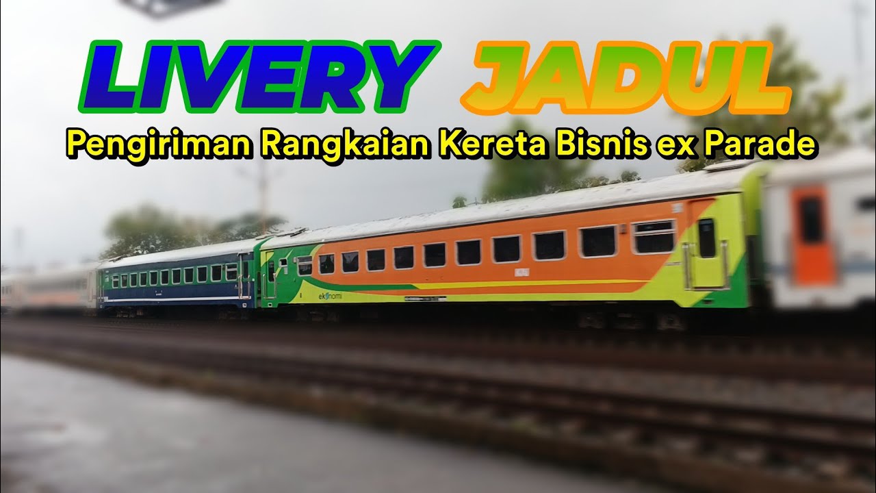 LIVERY JAMAN DULU‼️ - Hunting Kereta Api KLB Pengiriman Rangkaian ex Parade