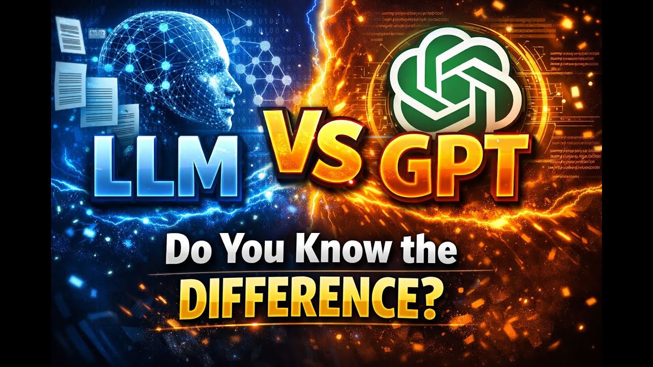 LLM против GPT: объяснение простыми словами (многие понимают это неправильно!)