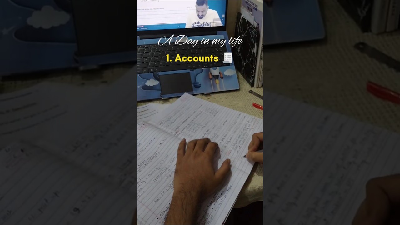 A day in my Life as a CA Aspirant 🧿 | #shorts #trendingshorts #studyvlog #motivation #castudents