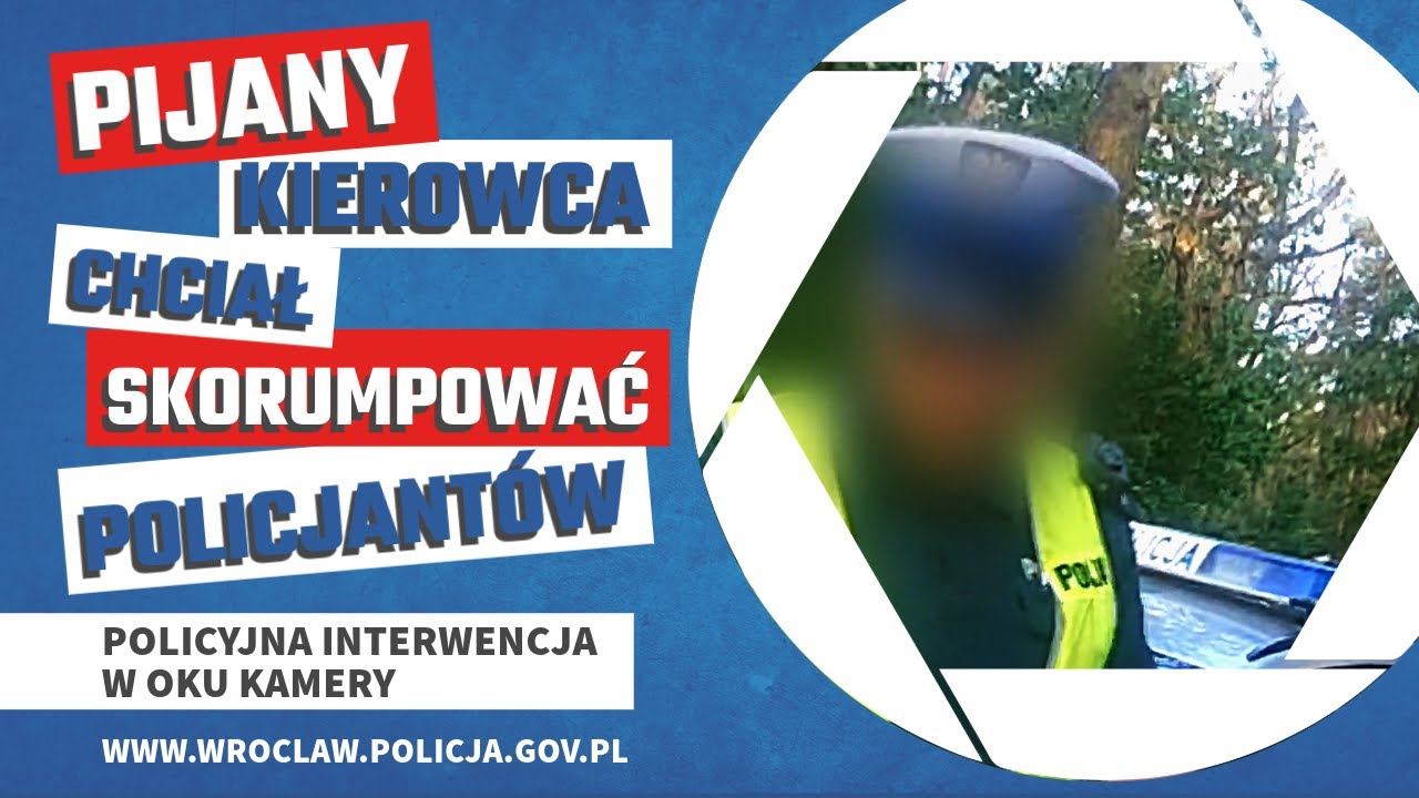 Siedząc w radiowozie wpadł na pomysł wręczenia policjantom łapówki…
