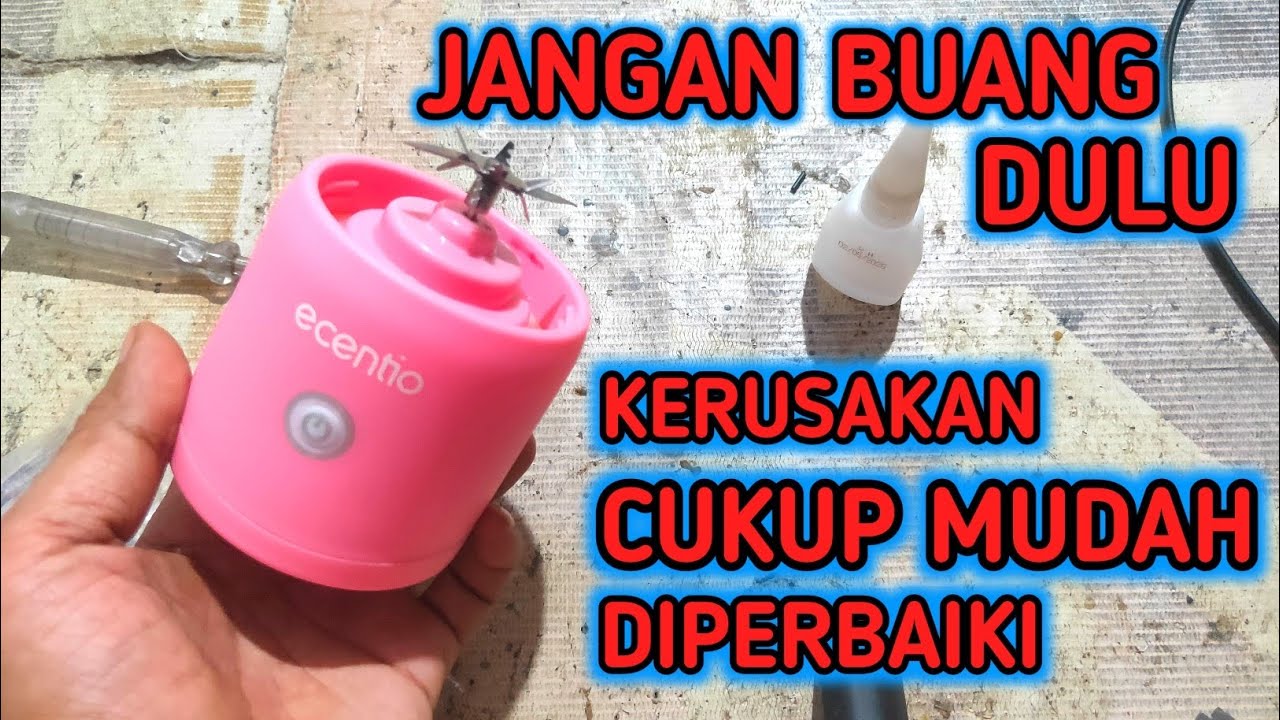 Blender Portable Indikator Nyala Tapi Pisau Tak Berputar