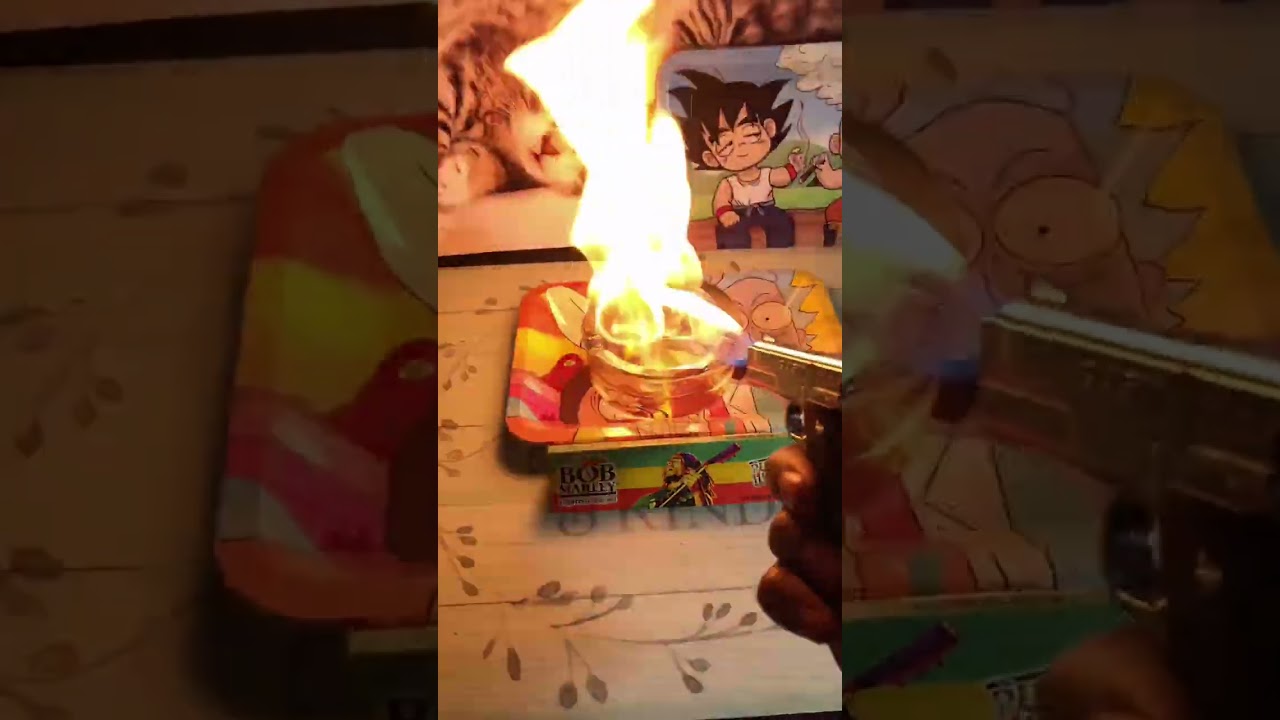 MINI LIGHTER GUN VS BOB MARLEY PAPERS #shorts