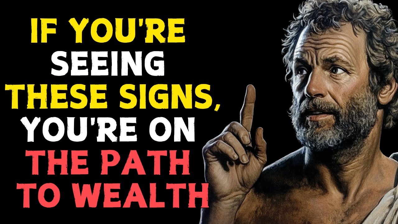 If You're Seeing These Signs, You're On The Path To Wealth | Napoleon Hill | Stoic Philosophy