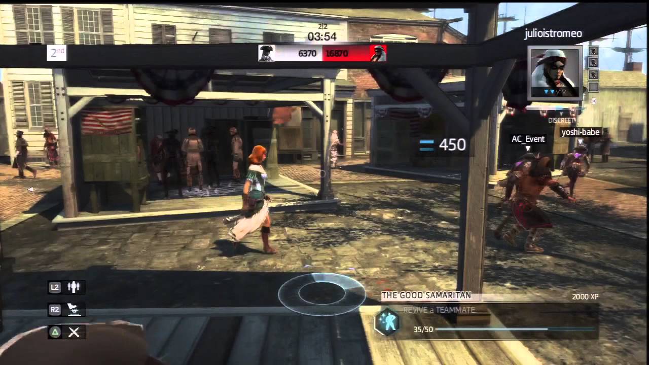 Assassin's Creed 3 Manhunt On Boston Harbor