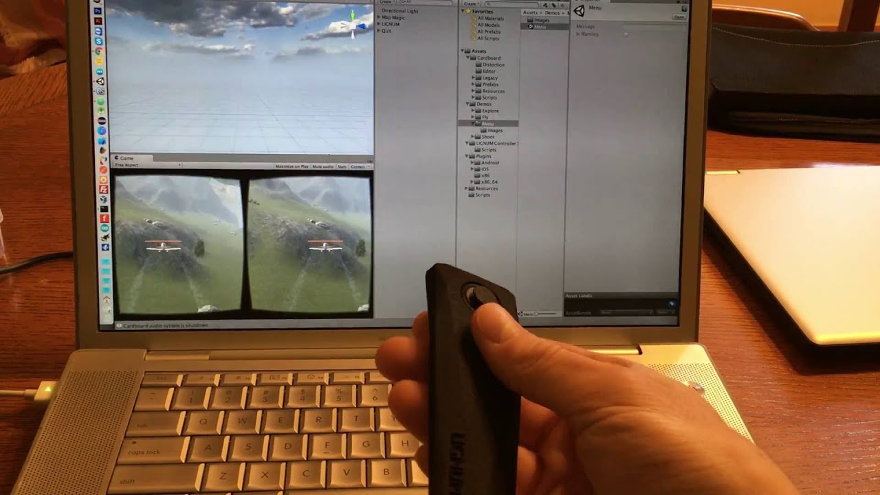 Remoria VR | LIGNUM Controller - Universal Driver Demo for PC/Laptop (Running on Mac OS X 10.11)