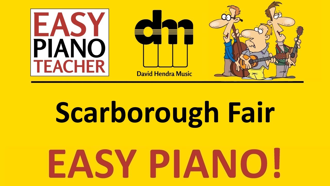 Scarborough Fair piano tutorial: EASY keyboard song (traditional) & note names #EPT 🎹