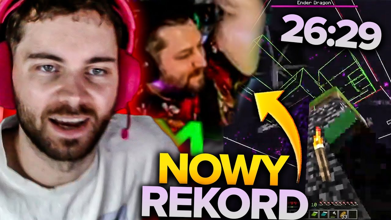 CINKROF OGLĄDA MAMOŃSKI REKORD W MINECRAFT (26:29)