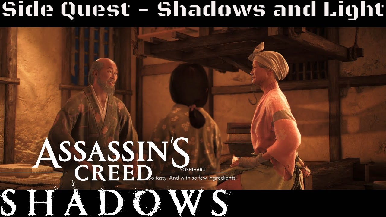 Assassin's Creed Shadows - Побочный квест «Тени и свет» (PS5)