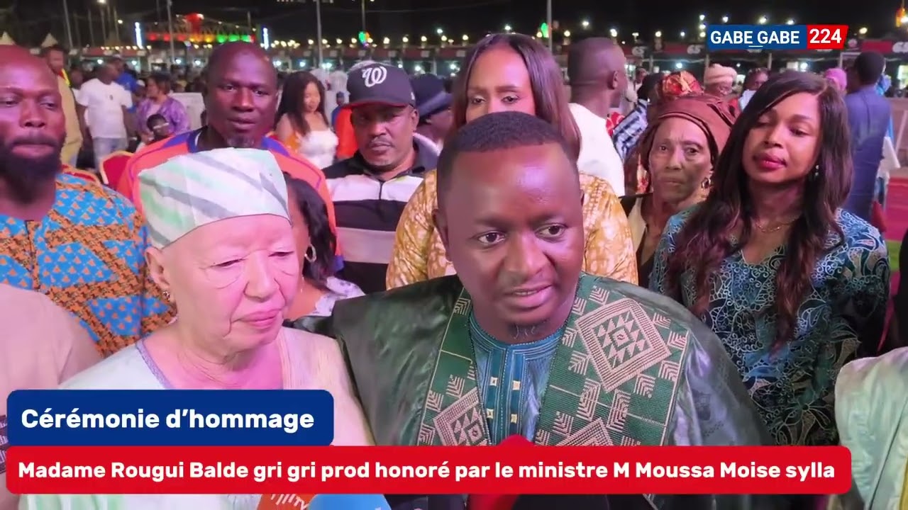 Cérémonie d’hommage Les premiers mots de Hadja Rougui Baldé, PDG de la maison de production GRIS