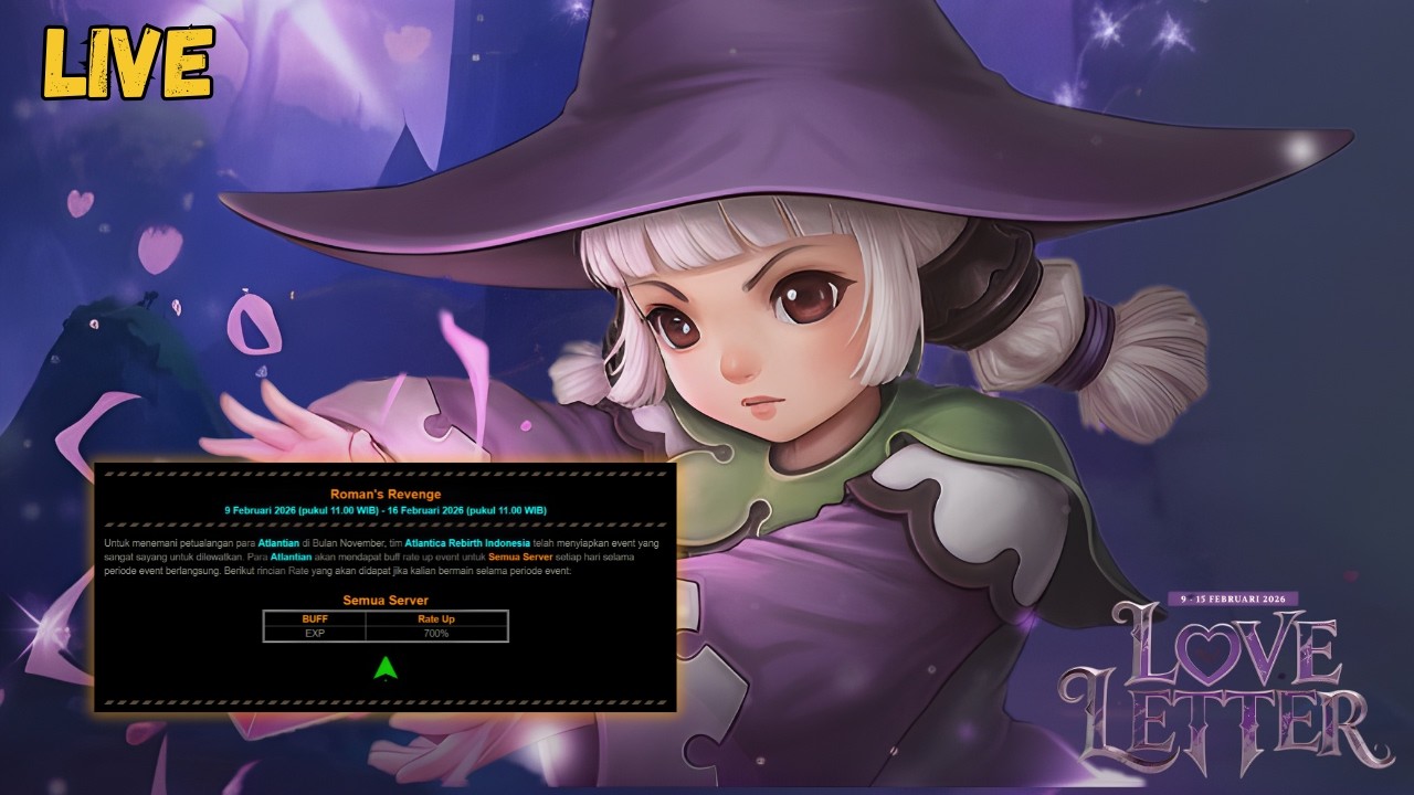 EVENT BUF EXP 700% | ATLANTICA REBIRTH INDONESIA