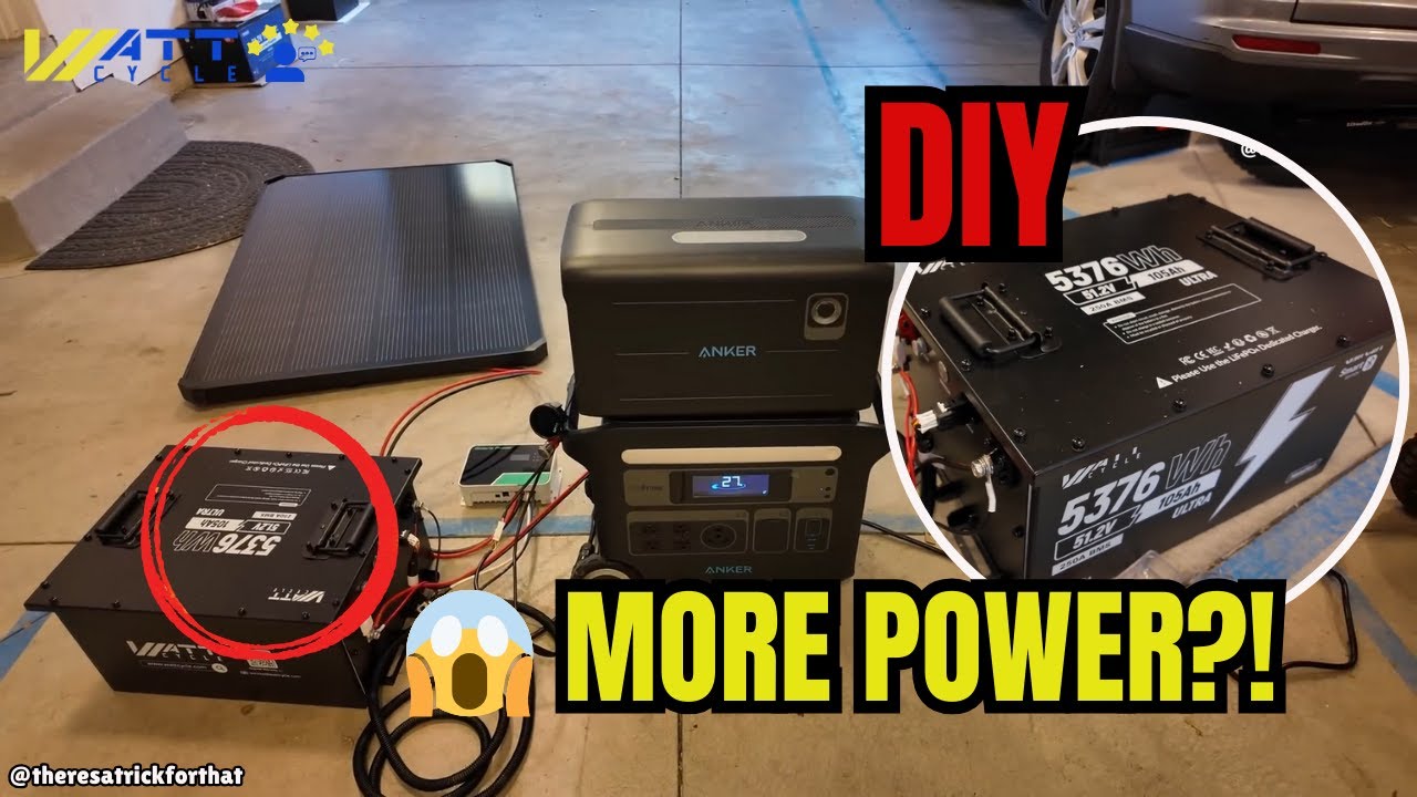⚡ БОЛЬШЕ МОЩНОСТИ СВОИМИ РУКАМИ?! Установка литиевой батареи WattCycle 48 В 105 А&middot;ч для неогранич...