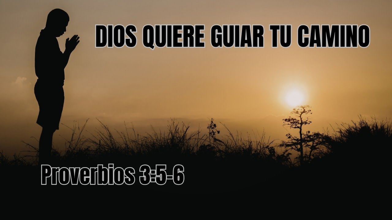 Proverbios 3:5-6. Dios quiere guiar tu camino. La promesa de Dios para quienes confían en Él