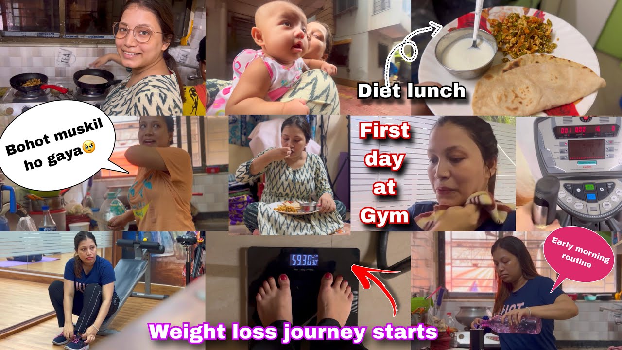 After Normal Delivery I started my weight loss journey|| My healthy diet 🥗