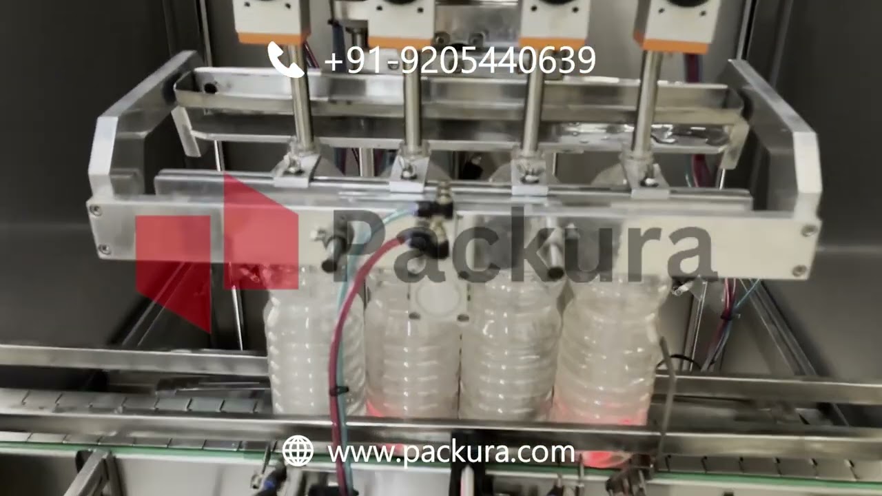 Automatic Gravity Based Liquid Filling Machine || Automatic Mustard Oil Filling Machine