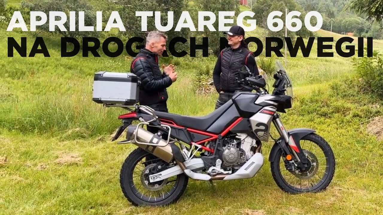 Gamonie Wybierają Konie odc. 49 Aprilia Tuareg 660 w Norwegii
