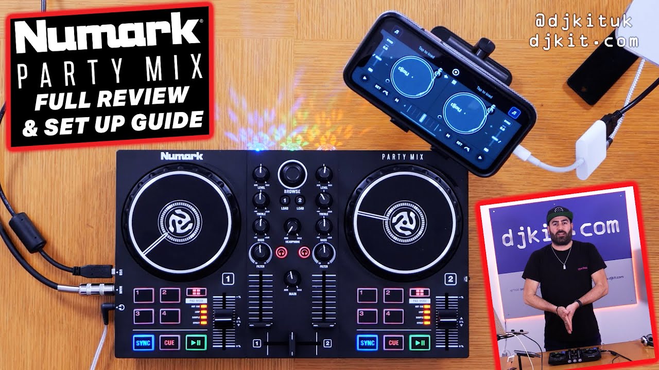 Numark Party Mix 2 DJ controller review - First look, set up & what's new? #TheRatcave