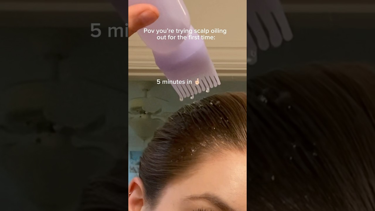 The 5 stages of Scalp Oiling 💀 #hairoiling #haircare