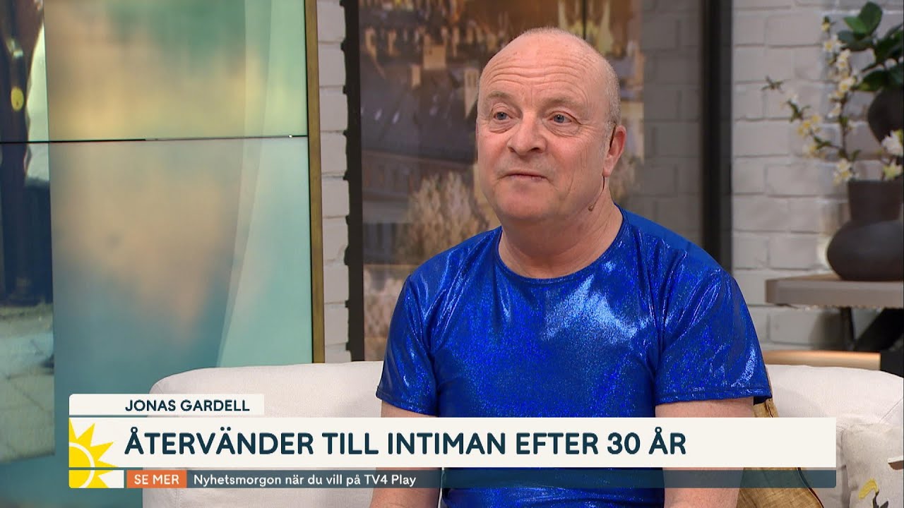 Gardell tillbaka på Intiman: ”Fyllde 30 på den scenen” | Nyhetsmorgon | TV4 & TV4 Play