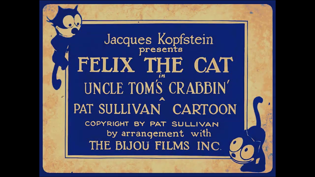 1928 Felix the Cat but I colorized it. Public domain. Let’s see if British Pathé still claims it.
