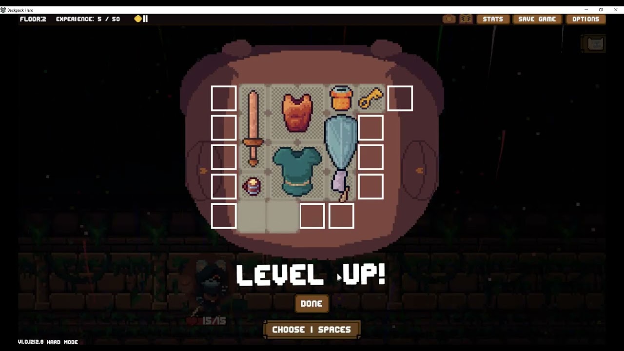 Backpack Hero, Episode 222: Hard Mode 5 Again's Part 1 (instrumental gameplay)
