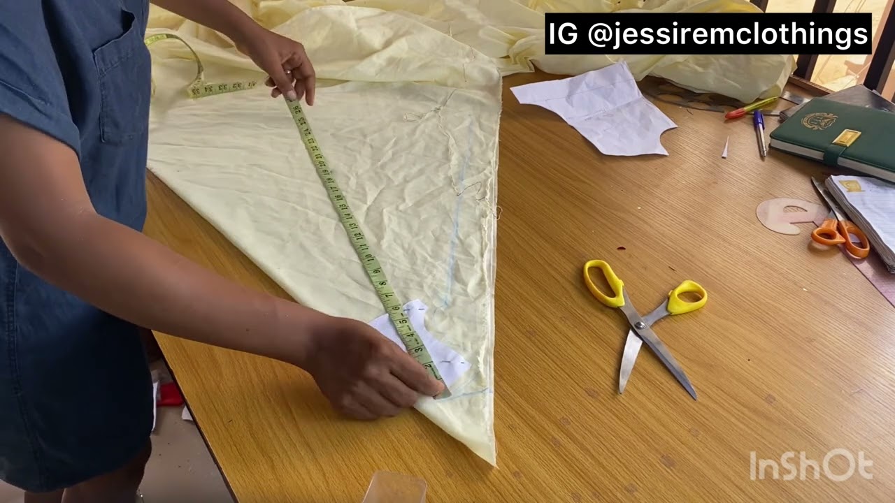 Easy detailed tutorial on how to make a floor length circle/flare dress.