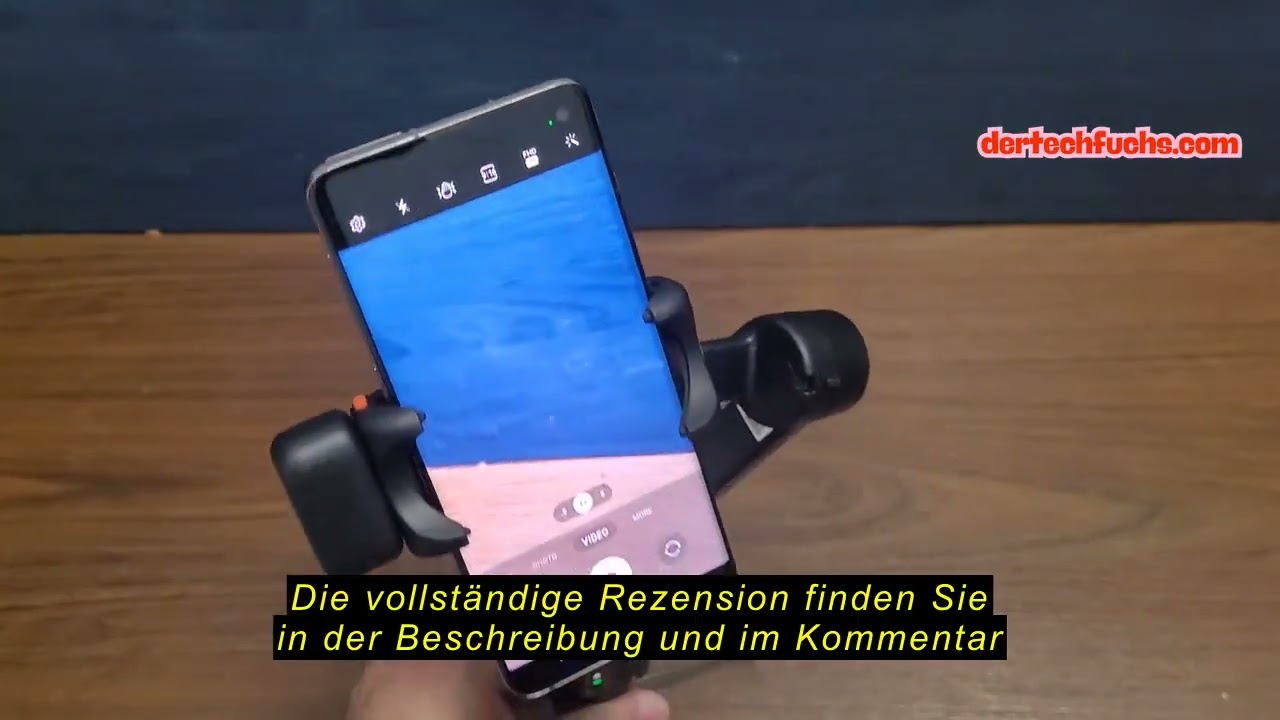Produktbewertung hohem iSteady V3 Gimbal-Stabilisator für Smartphone, AI-Tracker, magnetisches Fülll