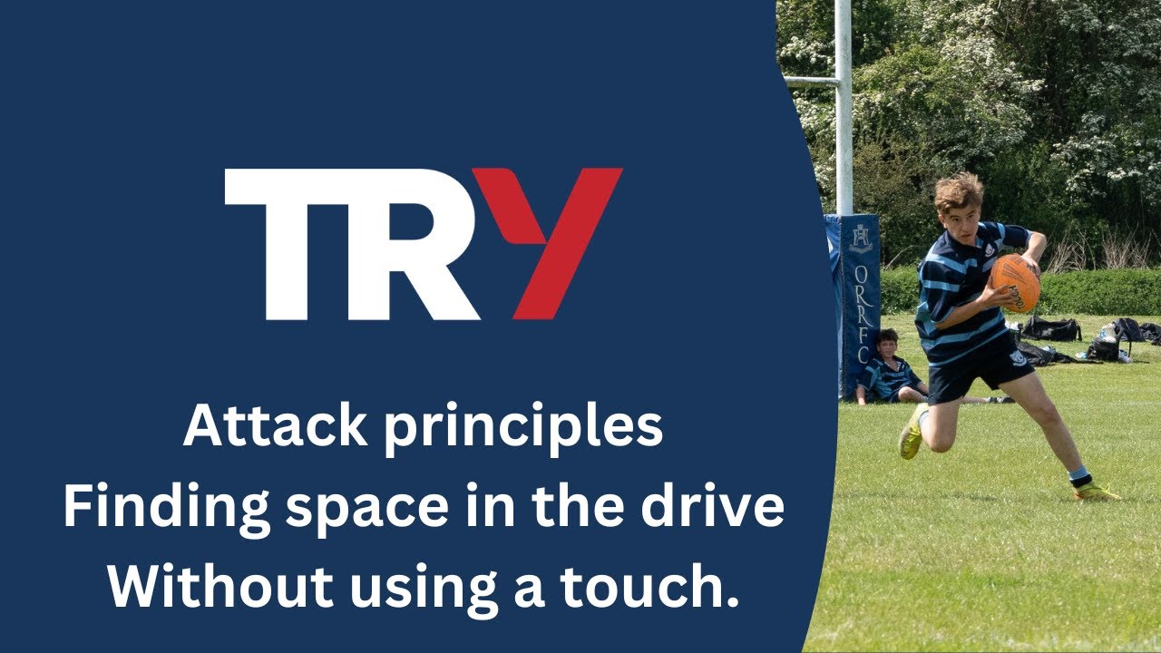 Touch Rugby: Finding space when driving - without using a touch