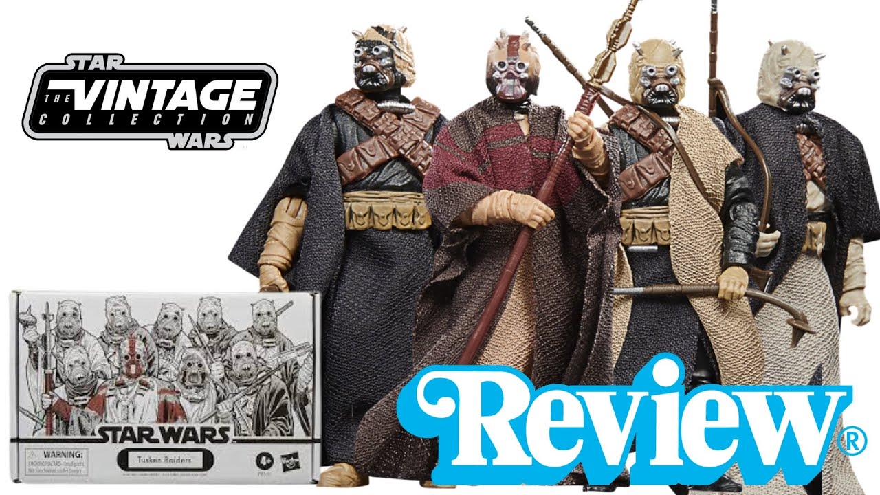 Star Wars The Vintage Collection Tusken Raiders 4 Pack!