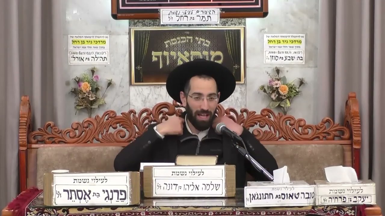 הרב נהוראי הלוי  פרשת תצוה | פרשת זכור  תשפ״ו