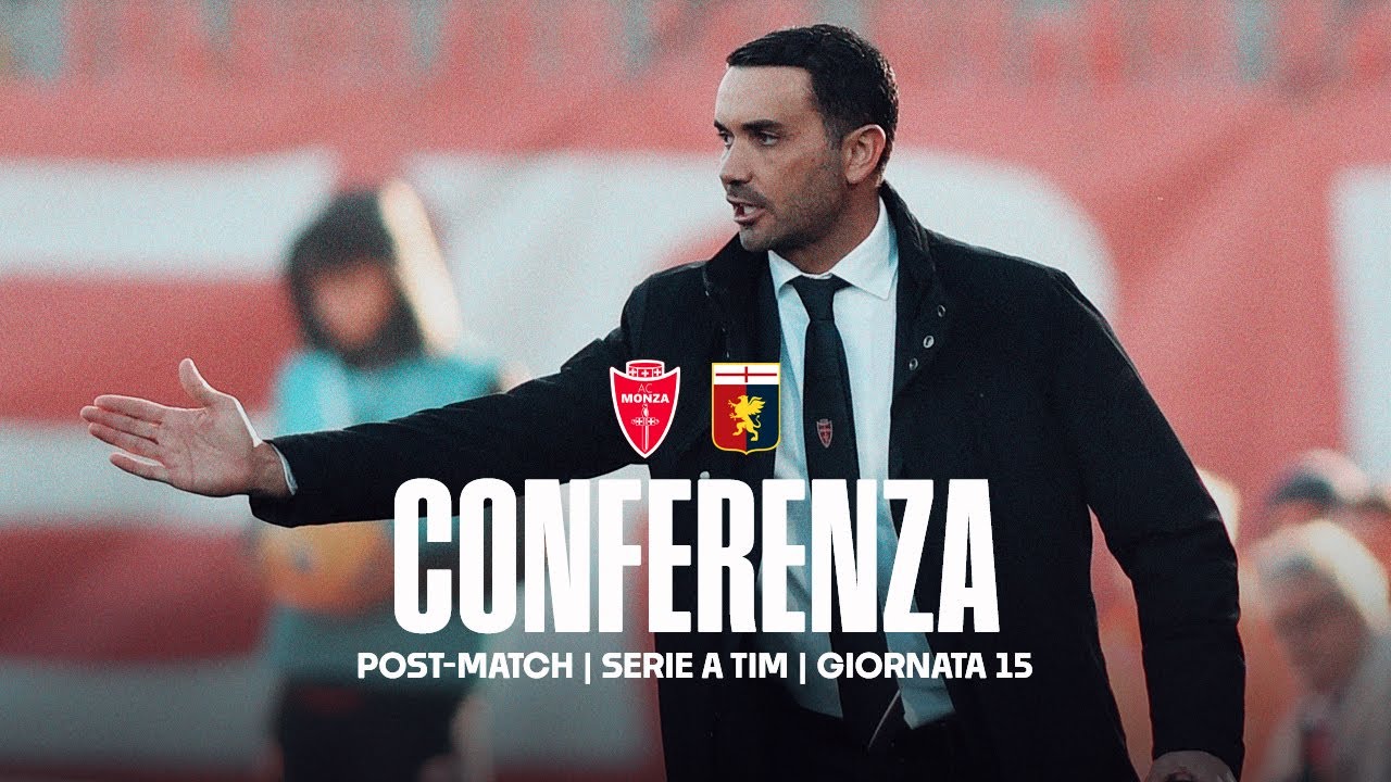 CONFERENZA STAMPA | Le parole di Mister Palladino dopo Monza - Genoa