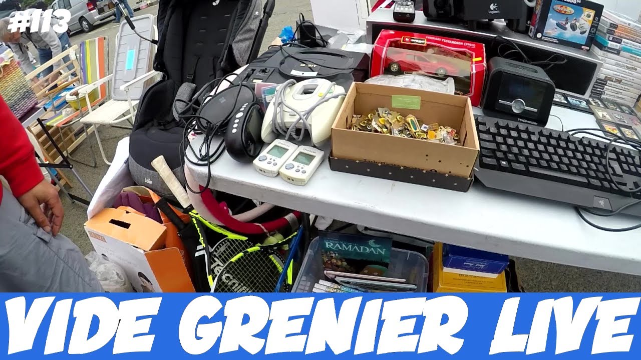 #113 Vide grenier live : Je trouve du retro