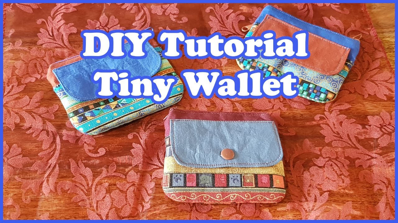 DIY Tutorial Cute Wallet | Geld- und Schlüsselbeutel selber nähen