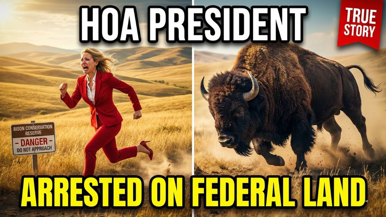 HOA President Arrested After Camping on Protected Bison Land