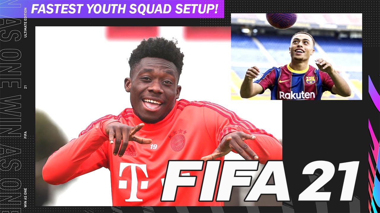 FASTEST YOUTH SQUAD SETUP! | FIFA 21 Tutorial