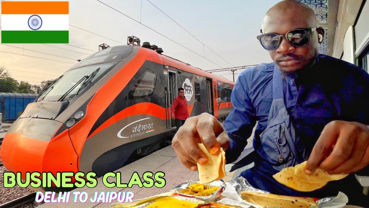 I Took India’s Most Luxurious Speed Train : Vande Bharat Business Class! 🇮🇳