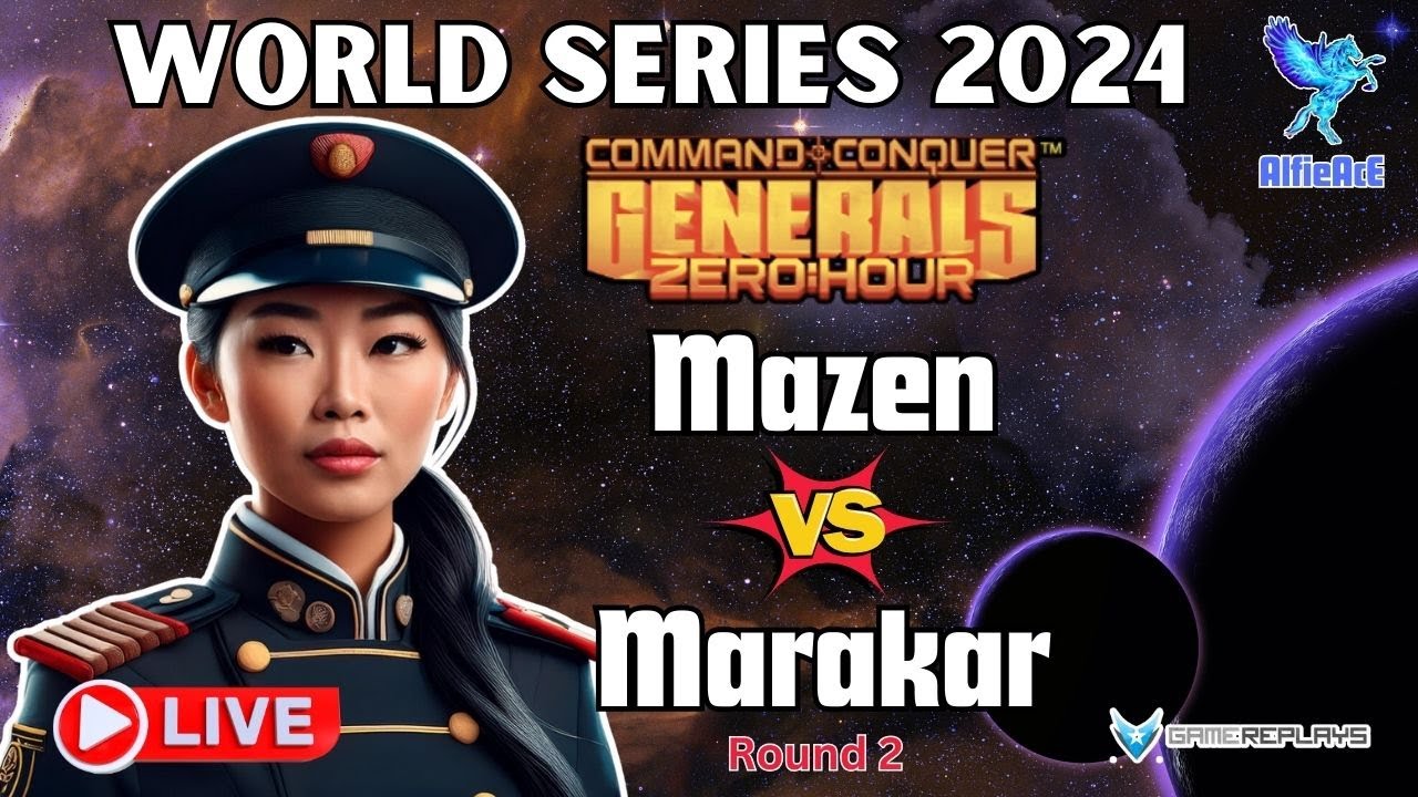 🔴 Live Command & Conquer, Zero Hour 2024 World Series Mazen v Marakar Rd 2  16.30 gmt