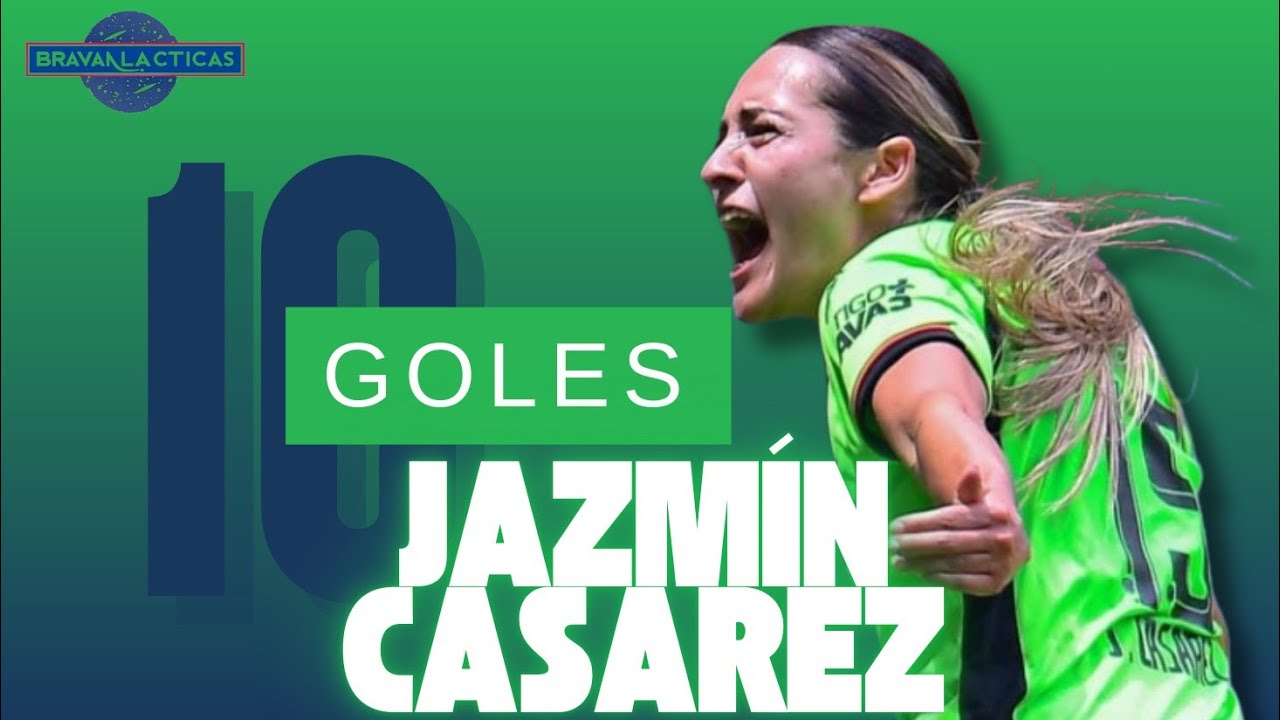 ⚽🔥 Los 10 Mejores Goles de Jazmín Cázares | Magia y Golazos con las Bravas