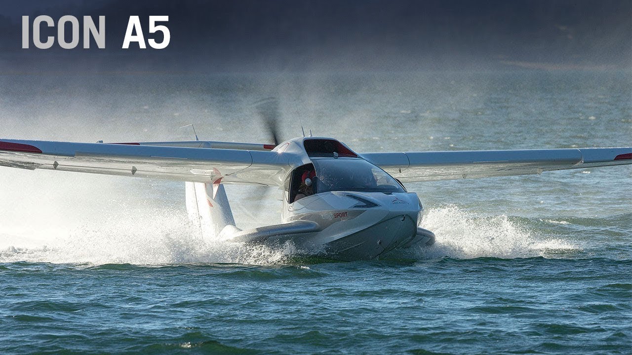 Flying the Icon A5 Amphibious Light Sport Aircraft &ndash; AINtv