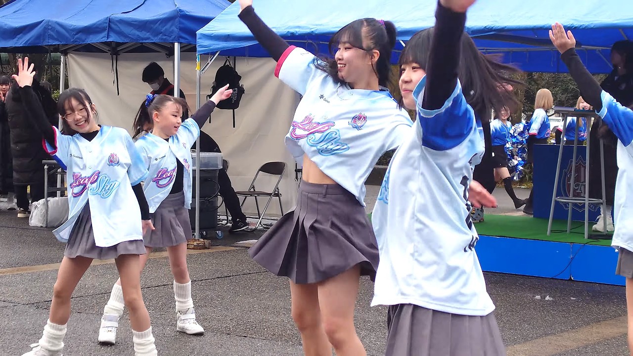 【生音】【チアダンス】Leap-Sky(リープスカイ) 「Watch This」(Bibi Gold) カターレ富山 vs. 愛媛FC K STUDIO 第1部 横動画 望遠 A 2026年3月8日