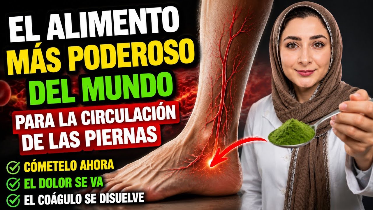 Advertencia: Si tiene estos 5 s&iacute;ntomas en las piernas, coma esto ahora. Los co&aacute;gulos se disolver&aacute;n