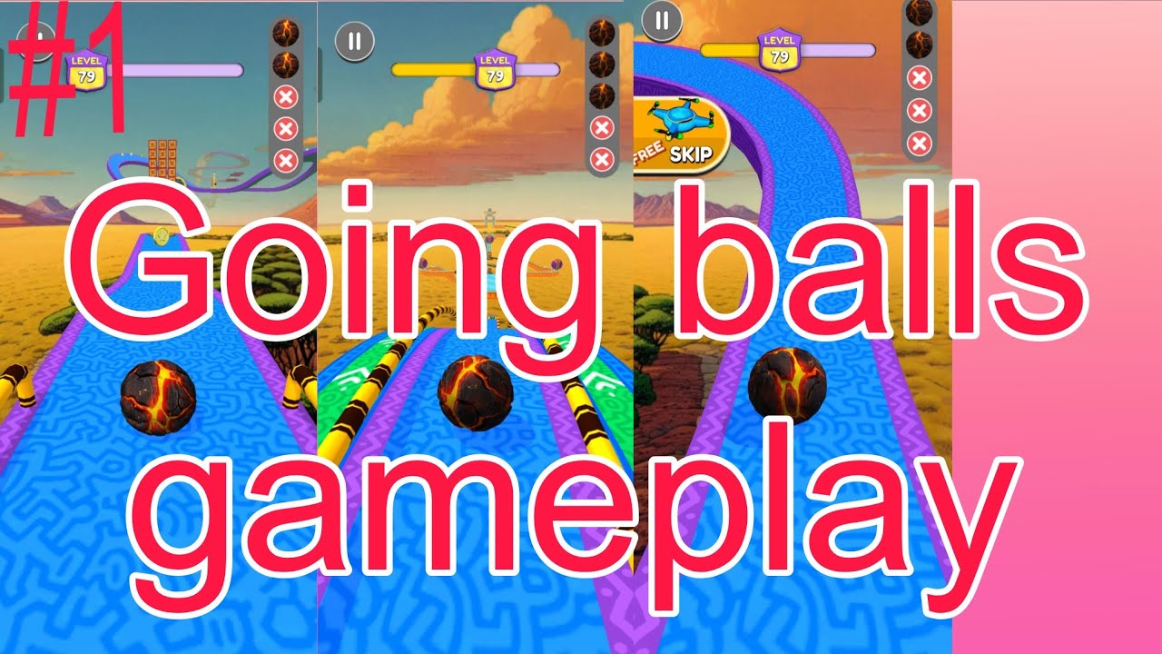Going balls game gameplay 🎯 Level 71 to 78 #goingballs #balls