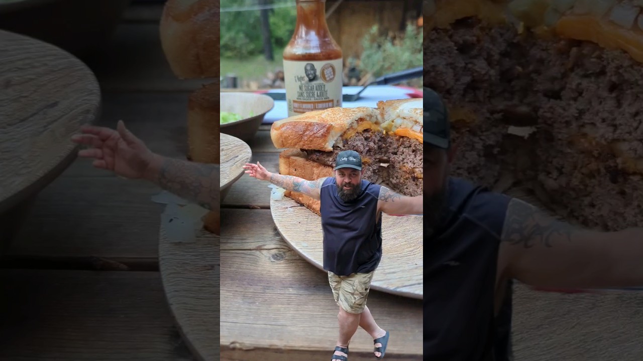 Big Hick Mac Pt3 #curtsey #getitinya #food #cooking #burger #bbq #delicious #griddle #good #corn