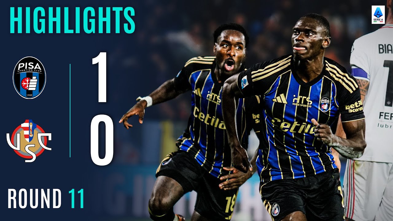PISA-CREMONESE 1-0 | HIGHLIGHTS | Tour&egrave; Secures First Win For Pisa | Serie A 2025/26