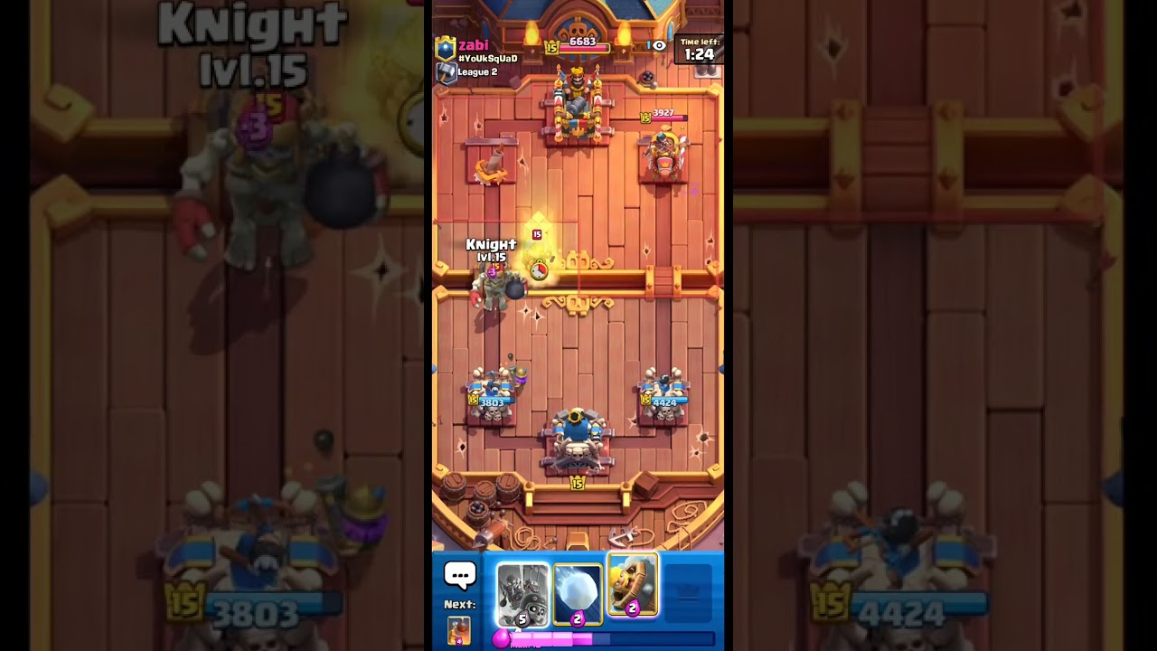 Hero balloon is broken💀 #clashroyale #supercell