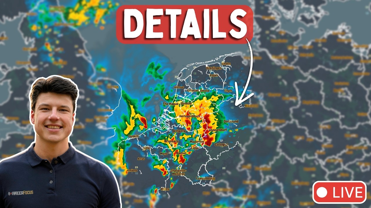 🔴[LIVE] Hevig Onweer op komst! Waar en wanneer? | Extra Update